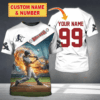 Man Shirt, Custom Name Baseball Polo Shirt, Baseball T-Shirt, Baseball Hoodie Long Sleeve Shirt