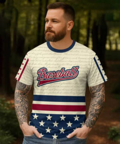 4th of July Independence Day Shirts Baseball Shirts Baseball Lovers - All Over Print